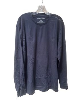 Municipal Black Long Sleeve Top - Men's XXL